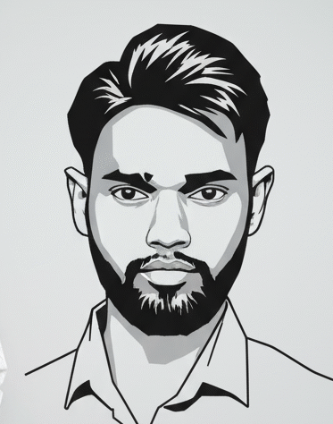 kishor charcoal sketch